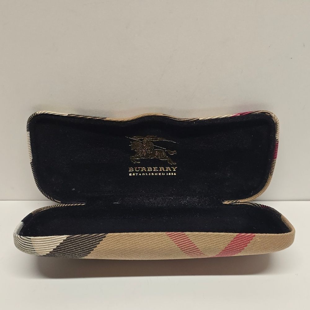 BURBERRY Nova Check Plaid Sunglasses Eyeglasses Case Only